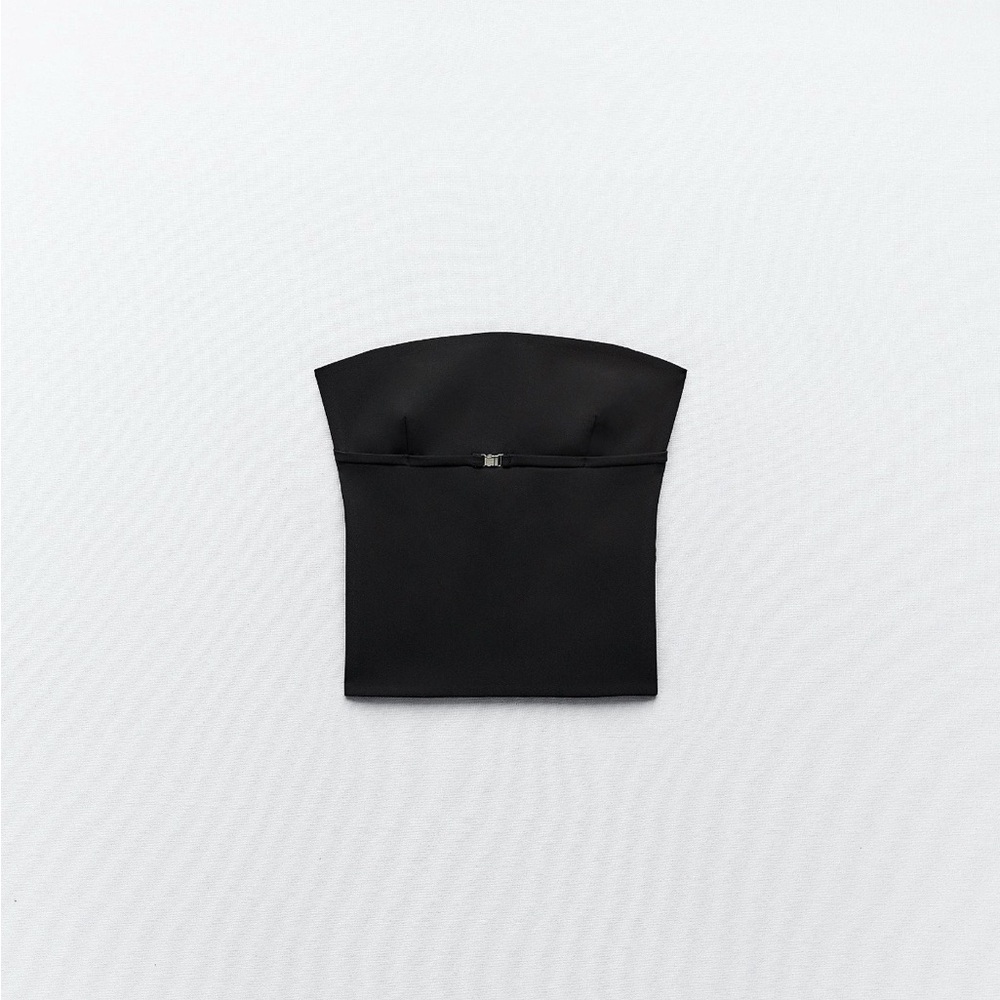 Zara Black Strapless Top